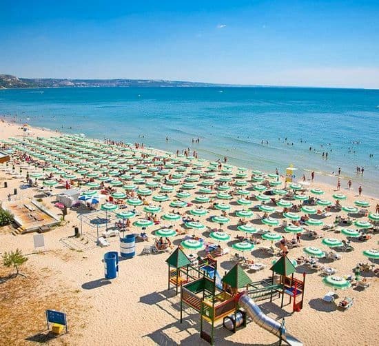 Пляж в Болгарии (Золотые Пески)