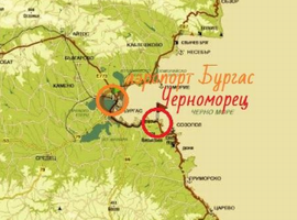 Местоположение детского лагеря в Болгарии