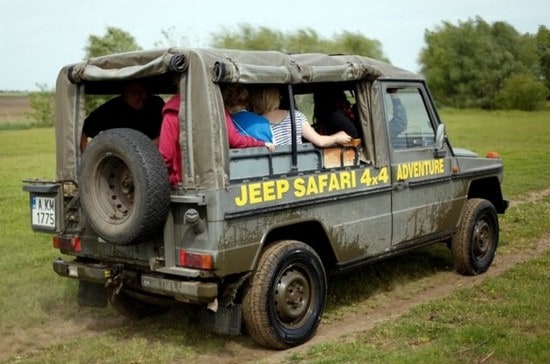 JEEP SAFARI. Children's camp in Bulgaria