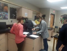 Урок хімії, лабораторна робота Урок хімії, лабораторна робота